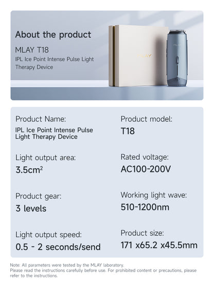 Mlay™ T18 Hair Removal Device